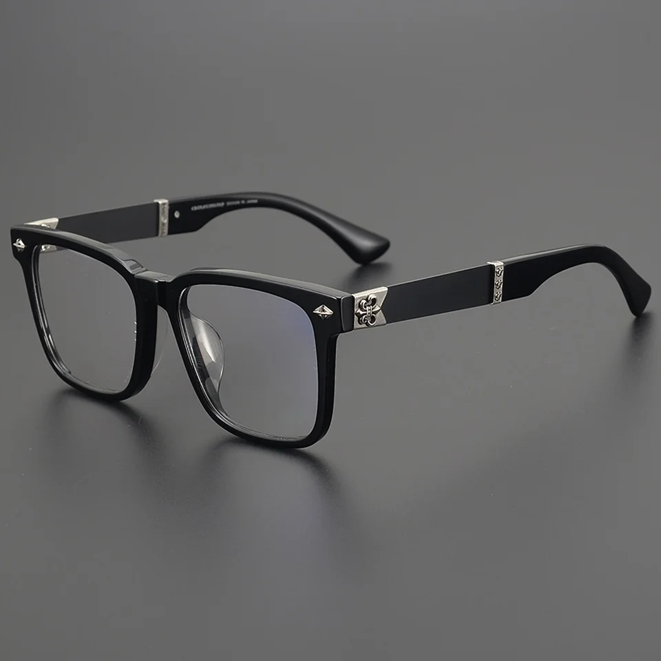 

Модные мужские очки для близорукости, квадратная большая оправа, классические женские ретро-оксусные индивидуальные оптические очки по рецепту, роскошные очки