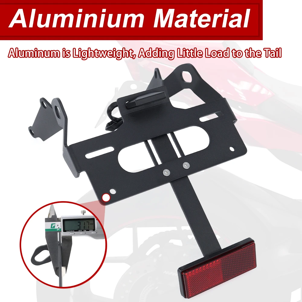 Motorcycle Rear Tail Tidy For Honda CBR650R CB650R 2021-2026 CB1000 Hornet/ SP 2025-2026 License Plate Holder Fender Eliminator