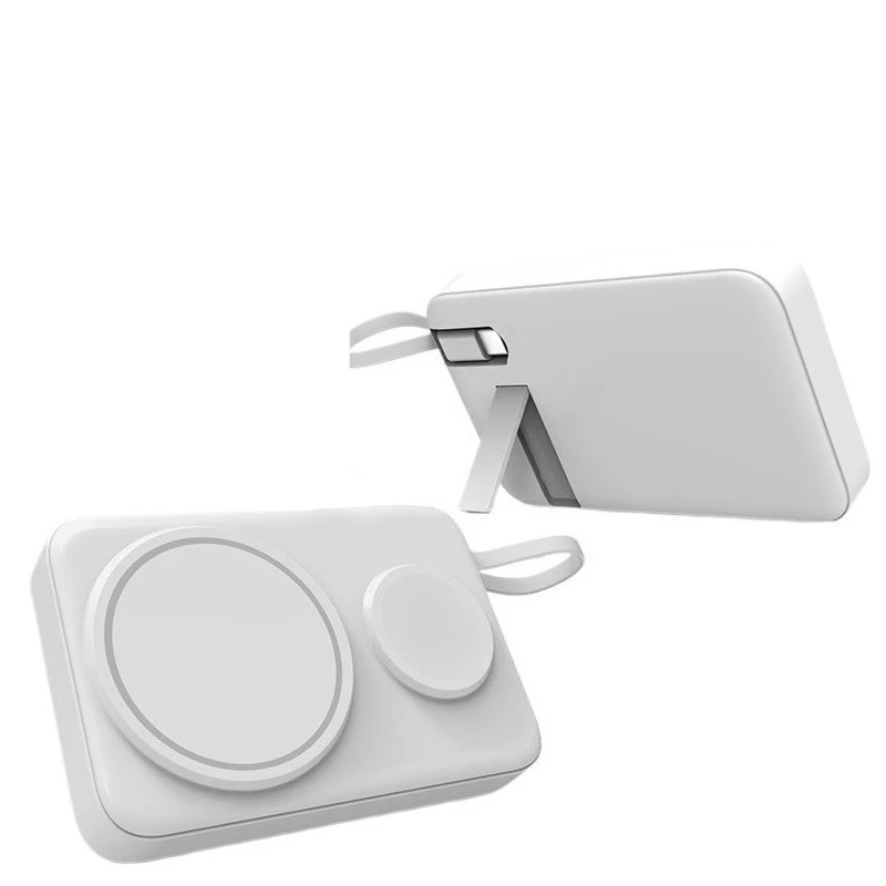 For Apple Watch IPhone Xiaomi Samsung Portable USB C Cable Fast Charging External Battery 10000mAh Magnetic Wireless Power Bank