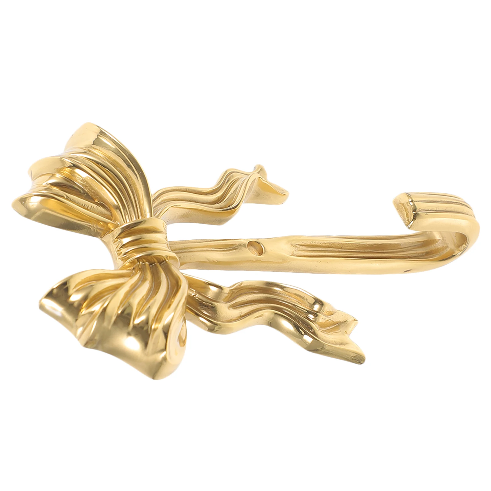 

Brass Wall Small Size Bowknot Hangers for Bowknot-Design Hanger Home Office Balcony Multipurpose Clothes Hat Storage Hook