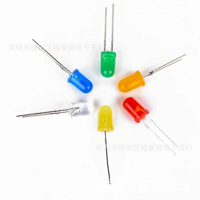 150PCS 5mm F5 Red Yellow Green Blue Orange 10Species15One Cross-Border KitledLight Emitting Diode DIY