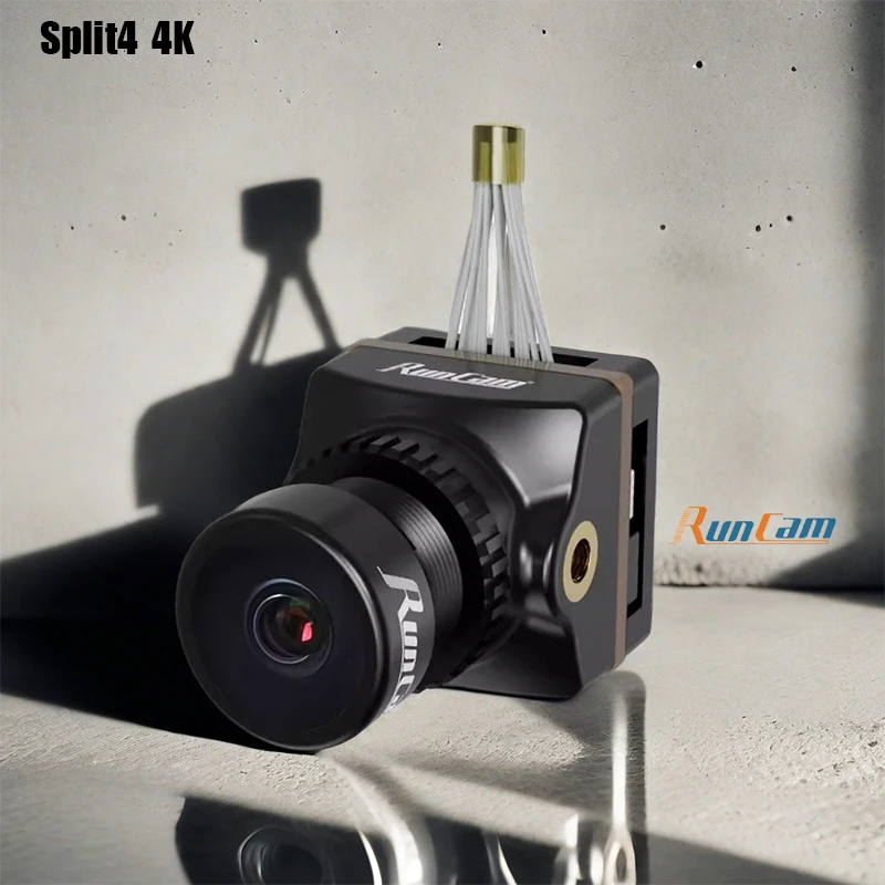 RunCam Split 4 Split4 v2 4K FPV Camera with FOV 140° Low Latency DC 5-20V Nano HD Recording 16:9/4:3 for FPV Racing Drone