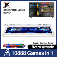 2025 3D Wi-Fi Pandora Saga Ex Arcade Console  Box 18S Pro 10888 Retro Games Arcade Cabinet Bartop Video Game Machine N64 New