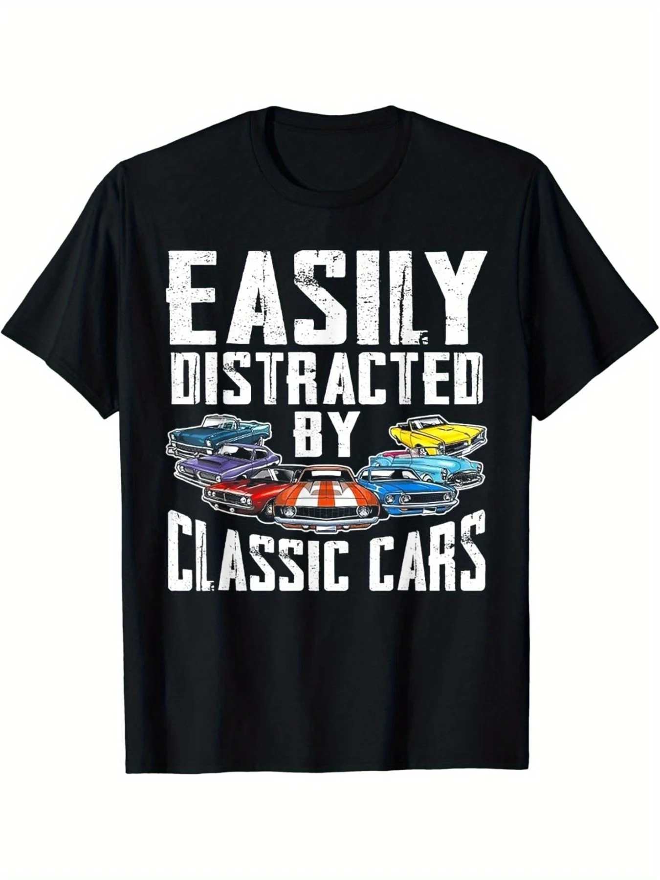 

1Pc Vulnerable to Classic Car Distraction T-Shirt