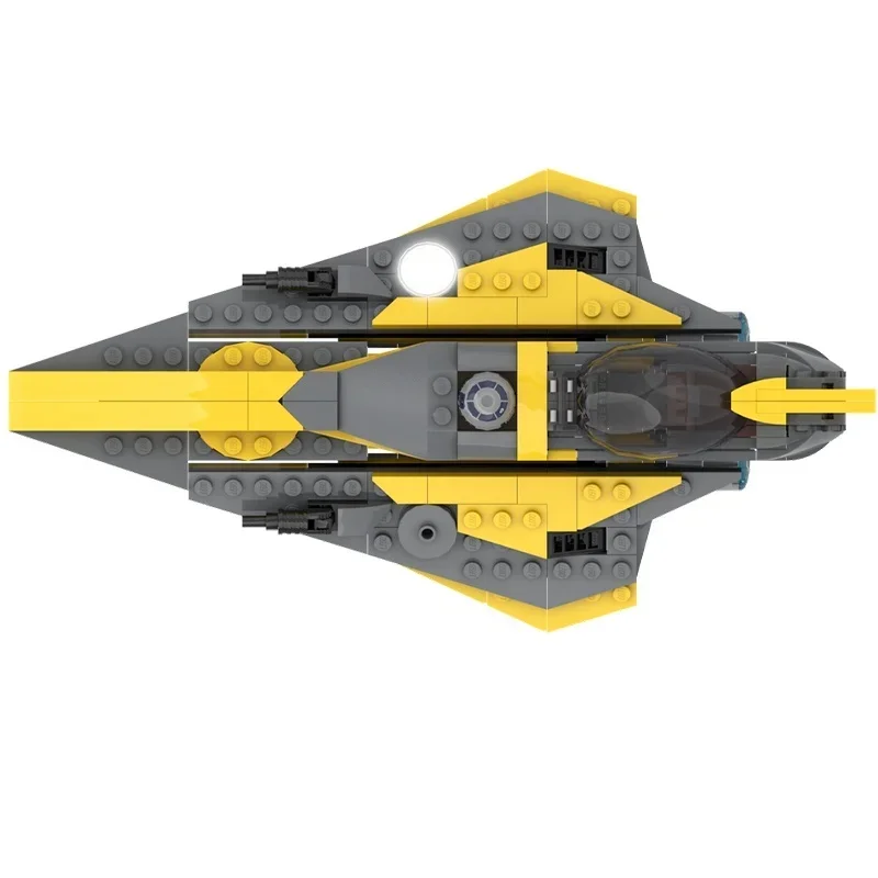 235pcs MOC Anakin S Delta 7 Starfighter Star Battle Model Building Blocks Toys Assemble DIY Idea Festival Gift Brick Birthday