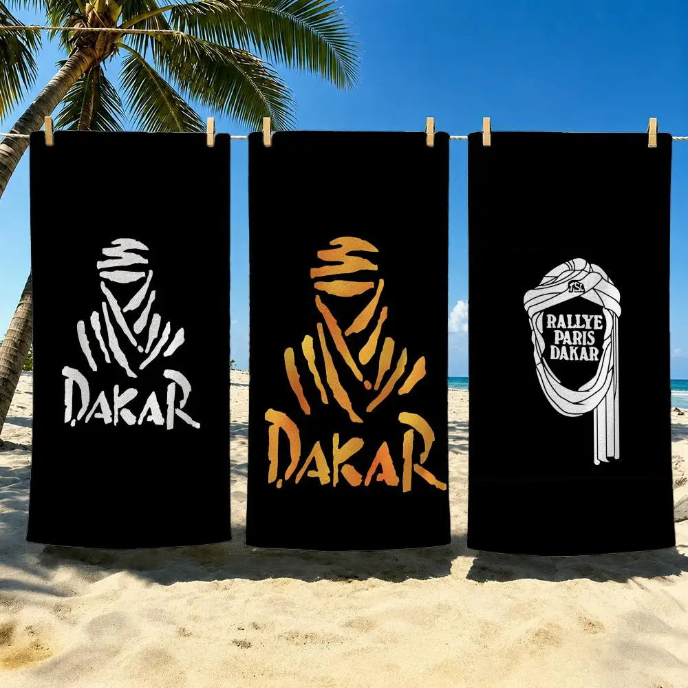 Motorsport Dakar Rally Towel Towel Soft Pool Gift For Travel Gym Shower Cool Camping Quick Dry Sports  Large Beach Towel