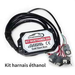 Kit convertitore per auto a etanolo E85 Protezione ambientale Modifica auto a risparmio di gas Kit cablaggio per modifica auto a etanolo E85