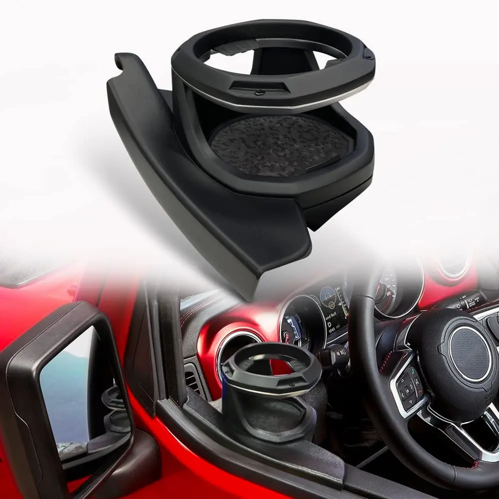 

Для Jeep Wrangler JL Gladiator JT левый и правый боковой подстаканник 18-24 аксессуары Wrangler дверное окно подстаканник для воды