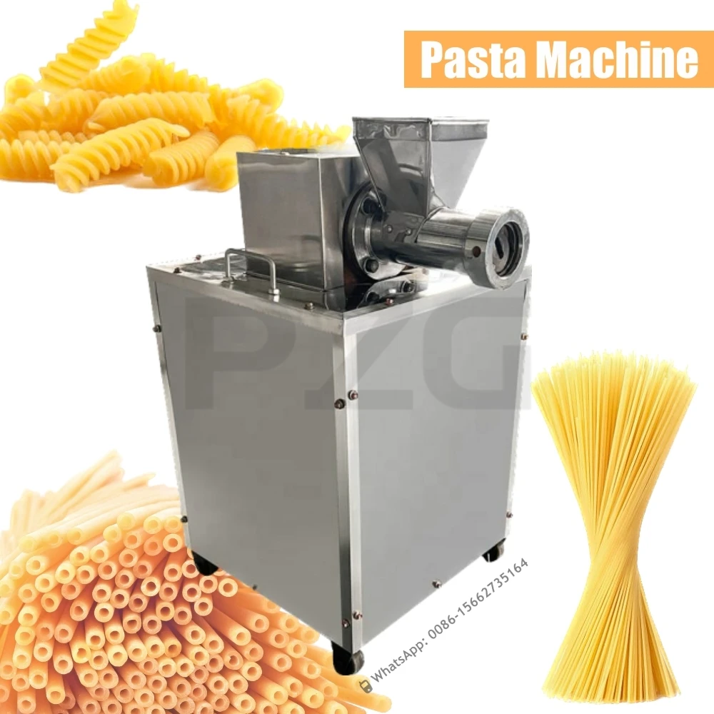 

Commercial Industrial Italian Pasta Spaghetti Macaron Making Machine Mesin Pembuat Spageti Makaroni Pasta Extruder Maker Machine