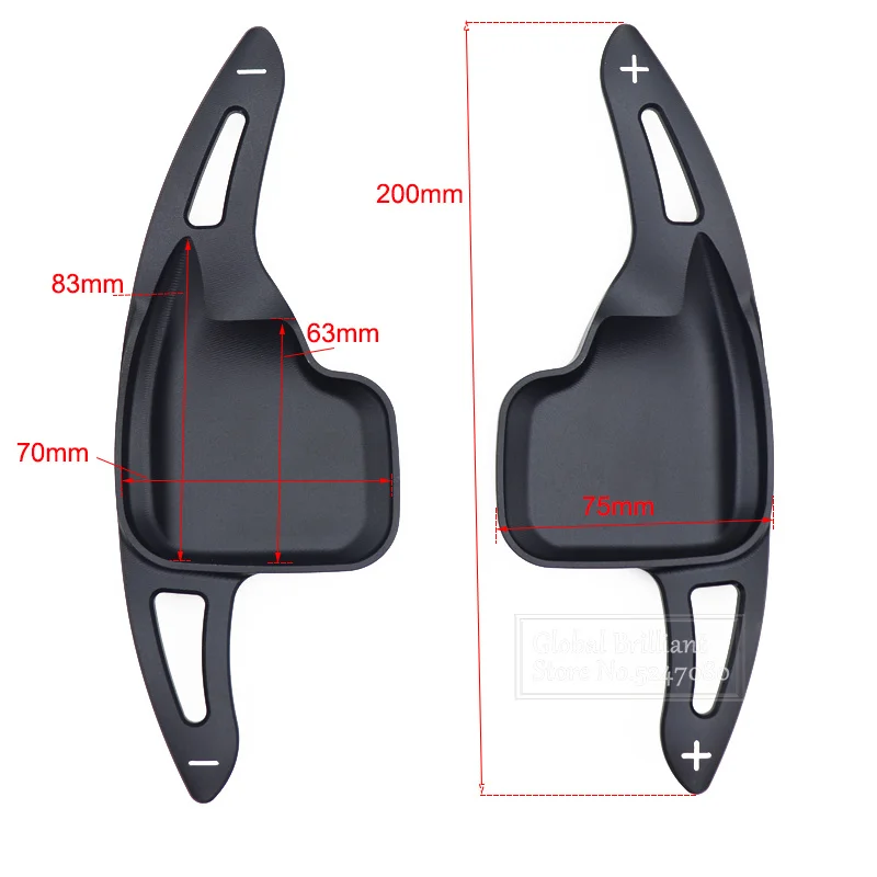 2Pcs Car Steering Wheel Shift Paddle Shifter Extension Aluminum For BMW F30 F31 F32 F10 F20 F22 F15 F16 X1 X3 X4 X5 X6