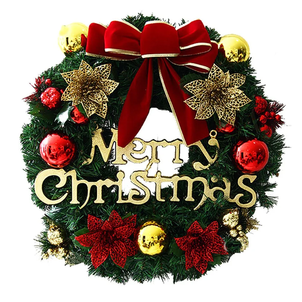 

Лидер продаж, украшение с Рождеством, имитация венка, окна, двери, висит, искусственная зелень, рождественская гирлянда, украшение