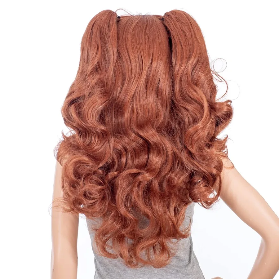 مشبك طويل مجعد ومخلب مزدوج على شعر مستعار على شكل ذيل حصان مع شعر صناعي ملون باستيل للنساء مثالي للارتداء اليومي والجزء