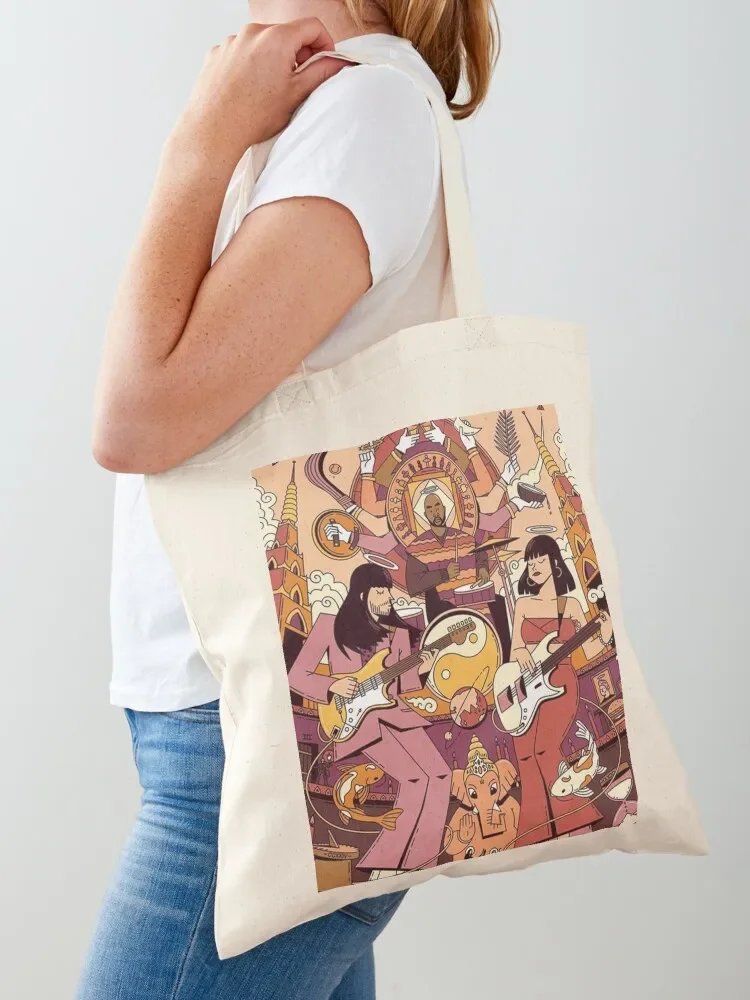 Khruanbin Memorable Concert - Aesthetic Tote Bag Customizable tote bag canvas shopping bag