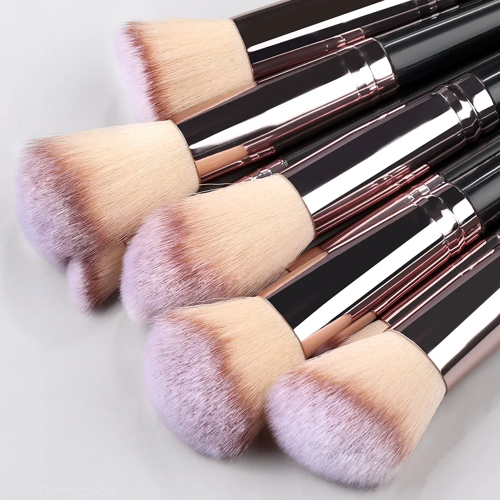 3-20 Piece Face Makeup Brush Travel Makeup Brush Set Premium Synthetic Foundation Powder Concealer Eyeshadow Blush Makeup Sponge