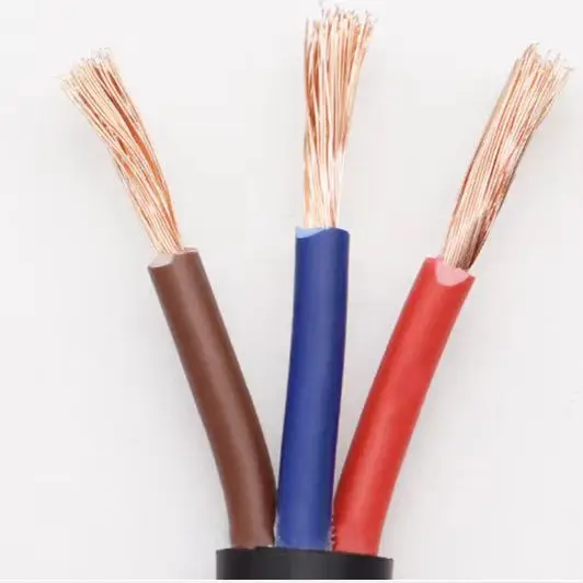 Cable eléctrico de bajo voltaje de alta calidad, Pvc Flexible, conductores puros, Cable eléctrico de cobre confiable Ev