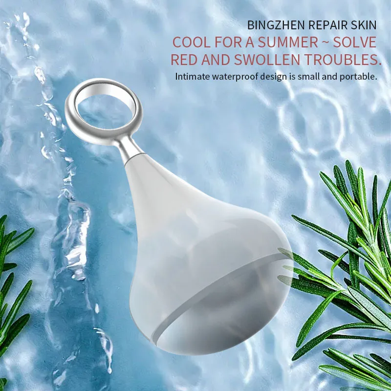 صالون تجميل احترافي، مطرقة ثلج صغيرة، جهاز علاج بارد، العناية ببشرة الوجه، أداة مهدئة لترطيب المسام #5