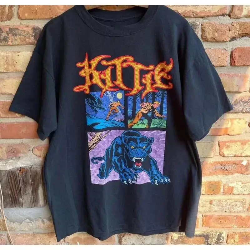 KITTIE BAND RUN LIKE HELL Cotton T Shirt Full Size S 5XL