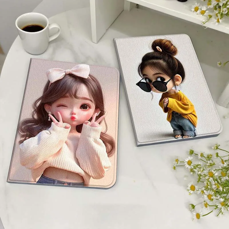 

Чехол для планшета с милым мультяшным дизайном для Legion Xiaoxin Pad Y700 K10 M10 P11 K11 Pro Plus 10.6 11.5 дюймов 2021 2023 2025