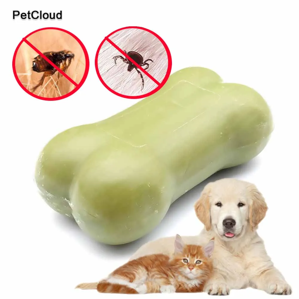 

Natural Melaleuca Alternifolia Pet Soap Flea Tick Prevention Puppy Kitten Lice Insect External Parasites Cat Cleaning Supplies