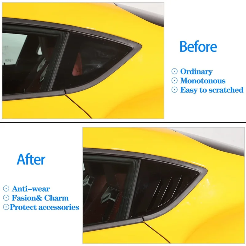 

Unique Rear Window Louver Cover For Toyota Supra GR A90 A91 MK5 2019-2024 Car Accessories