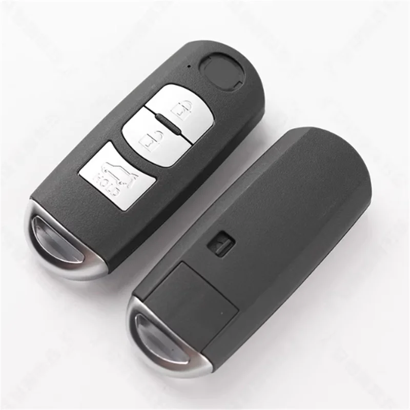 

2 шт. Сменный смарт-пульт дистанционного ключа автомобиля, чехол-брелок для Mazda CX-5, внедорожник, дистанционный ключ, 3 кнопки