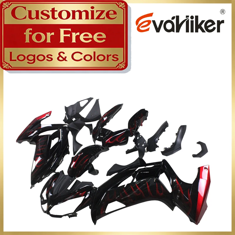 

ABS Fairing Kit For Kawasaki 650R ER-6F 2012 2013 2014 2015 2016 Red ER6F 12-16 Motorcycle Body Kit Injection Mold Custom Color