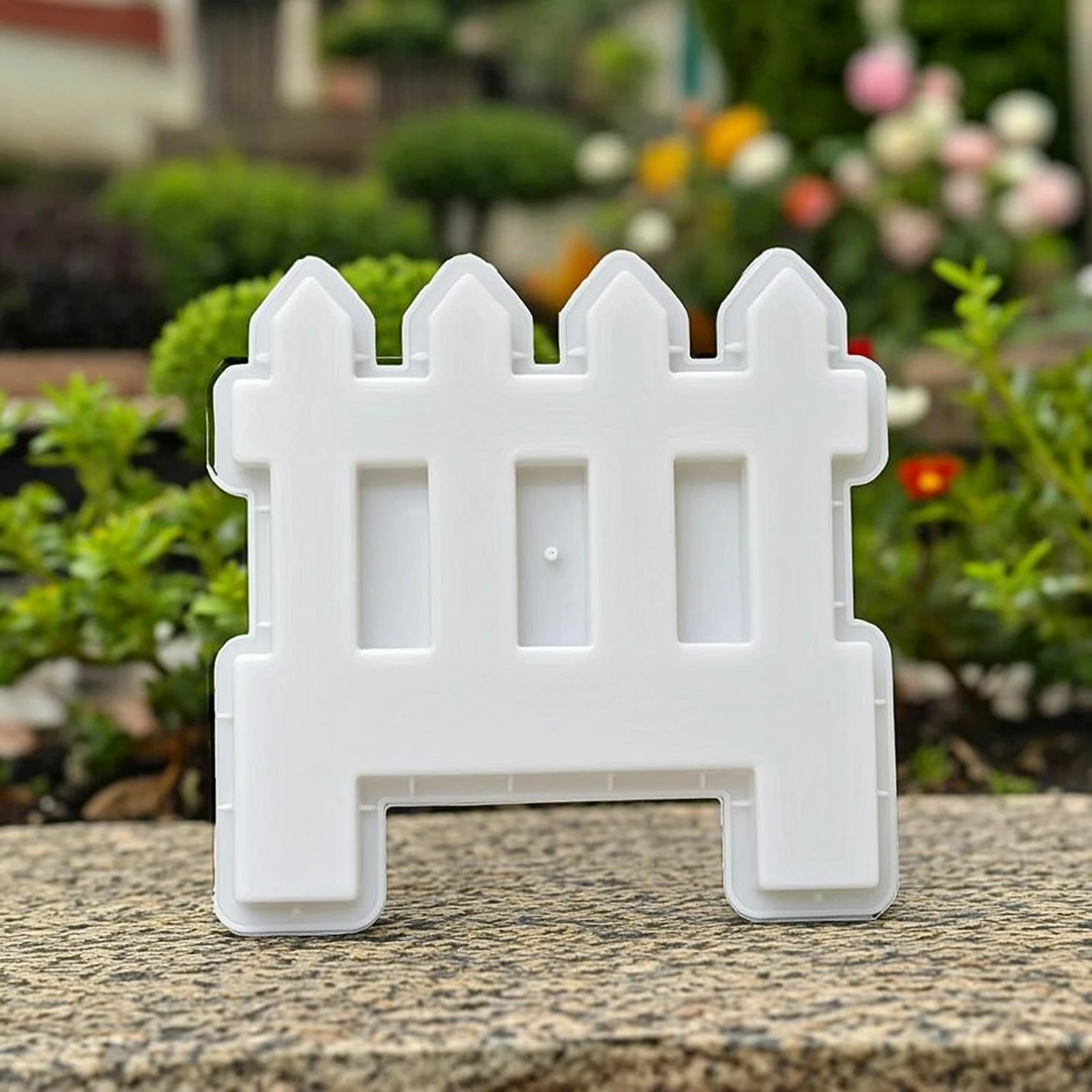 Flower Bed Border Mold DIY Fence Border Mold Easy-Release Reusable for DIYers, Yard