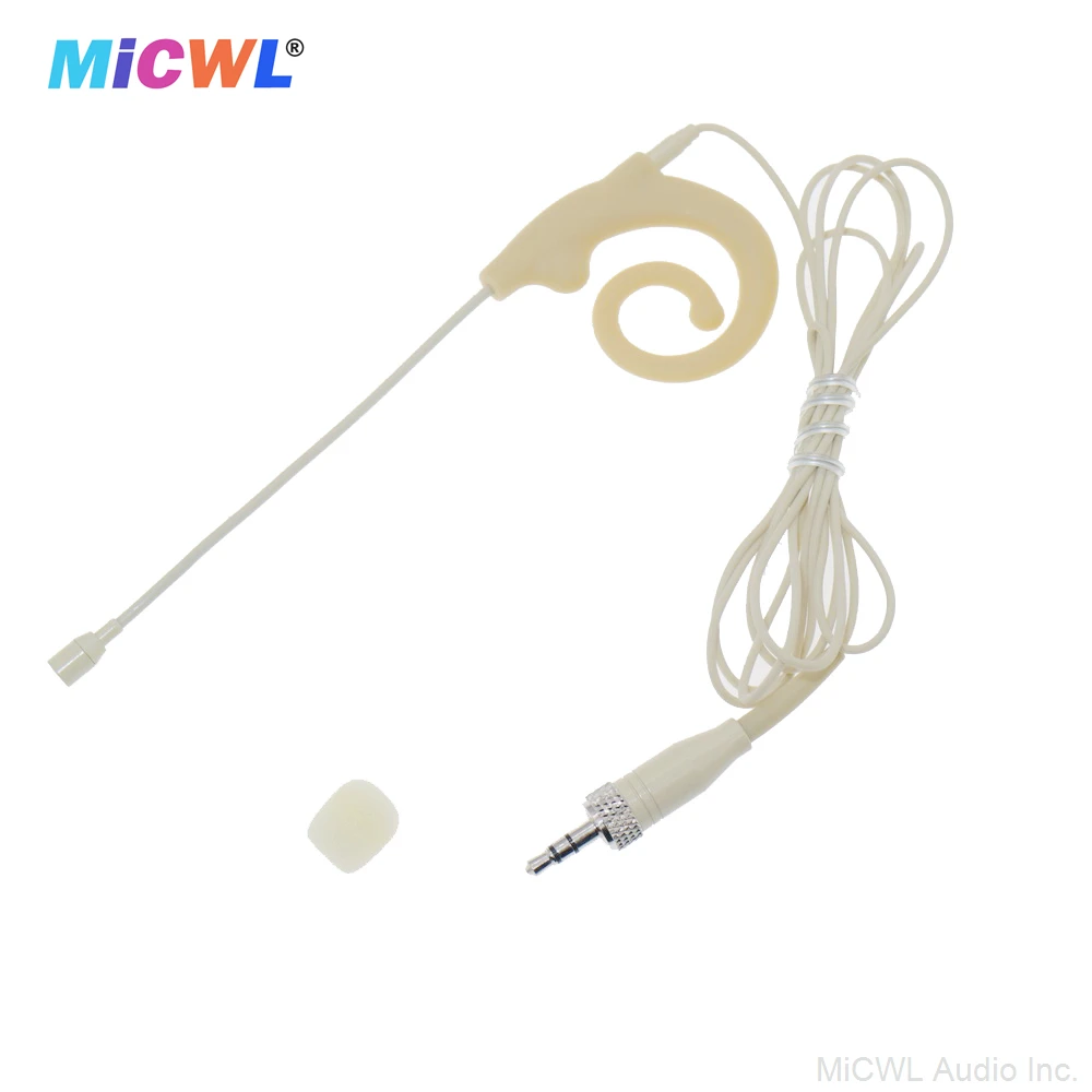 Sennheiser G2 G3 G4 Bodypack 3.5mm 스테레오 잭 이어셋 교수형 HeadMic 용 HM680 달팽이 디자인 마이크