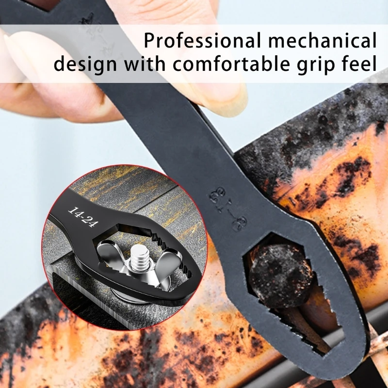 2PCS Universal Double Head Wrench Tool 8-24 mm für Motorradanpassungen