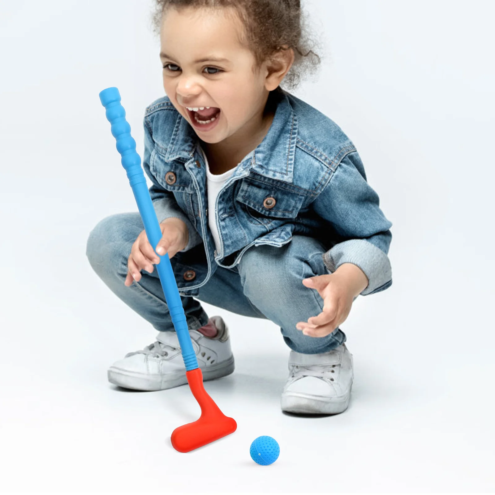 Mini juego de golf para niños con palos de golf y pelotas de práctica, divertido kit de juego para interiores y exteriores, equipo de juguete deportivo para niños, regalo