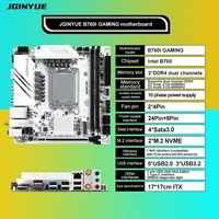 Placa base JGINYUE B760i LGA 1700 compatible con Intel Core 12th 13th DDR4 3200mhz RAM último mini itx B760i-GAMING
