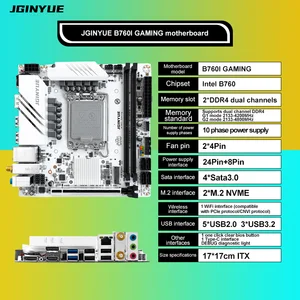 Jginyue B760i LGA motherboard 1700 Intel Core 12th 13th DDR4 3200MHz RAM 8 Main Sales LGA Plate 1700 - №3