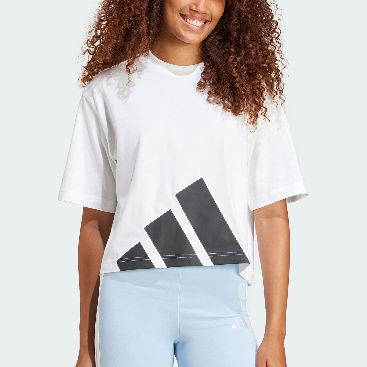 

Официальная аутентичная летняя новая женская модная спортивная повседневная футболка Adidas JG8737