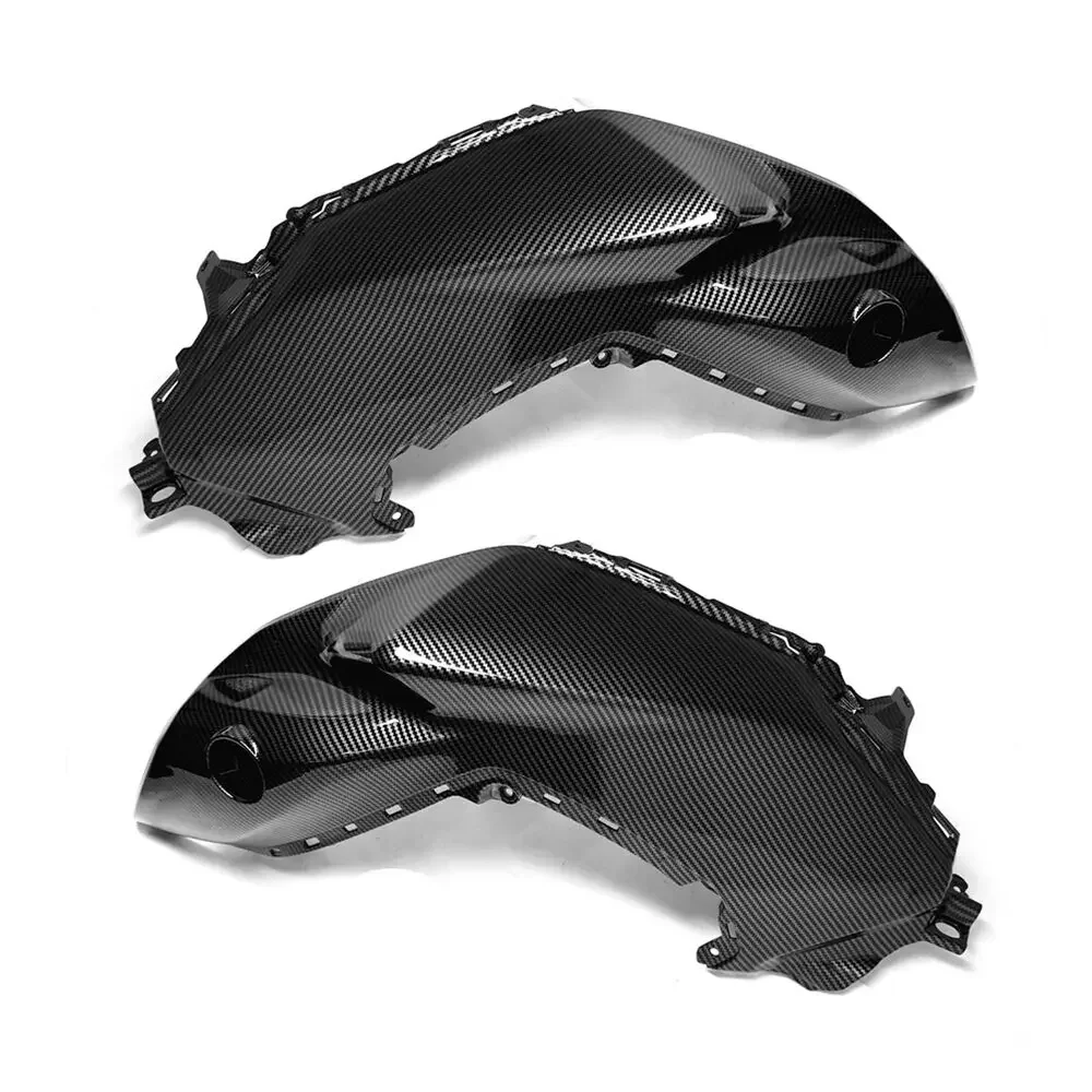 Carbon Fiber Color Side Fuel Tank Gas Cover Fairing For YAMAHA MT-07 MT07 2021 2022 2023 2024