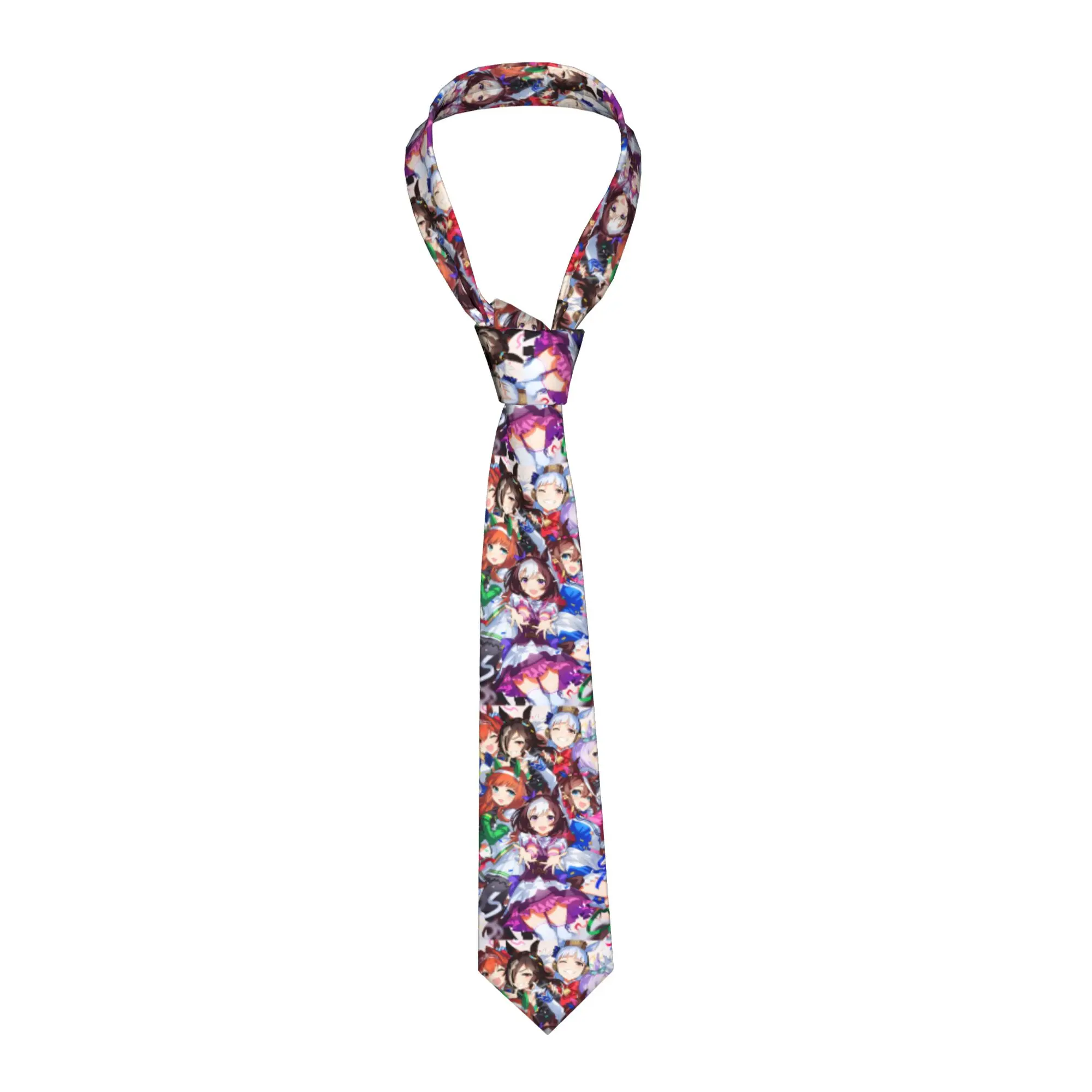 Corbata de Anime Uma Musume Pretty Derby, corbatas informales retro para adultos, corbata de boda de alta calidad, corbata estampada, accesorios para corbata