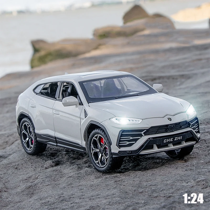 Diecast 1:32 Alloy Car Model Luxy Urus Coupe SUV 1:24 Metal Vehicle Display Gifts Birthday for Children Kids Boys Christmas Toys