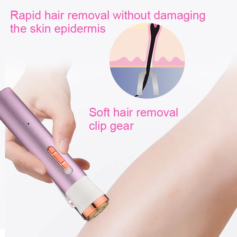 

eyebrow trimmer Painless Eye Brow Epilator Shaver Razors Portable Facial Hair Remover 2025 Ear and Nose Hair Trimmer Clipper