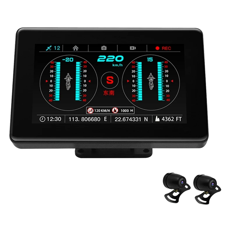 Touch Screen C20-M Car Head Up Display Vehicle GPS Projector Vehicle Speed Compass Level On-Board Display Alarm