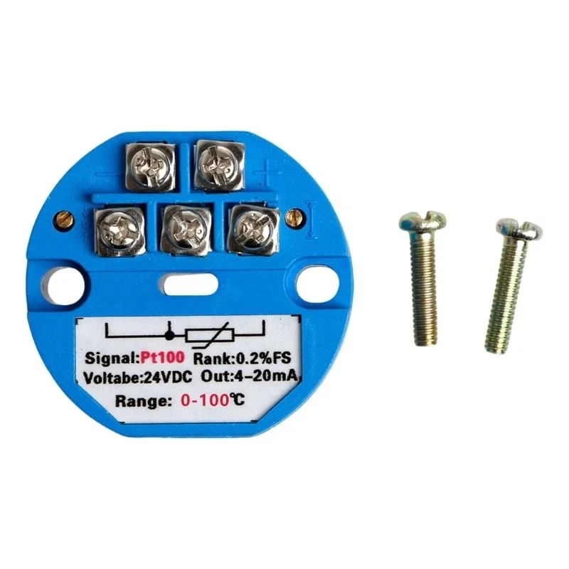 DC24V Temperature Transmitter Module 4-20mA Output PT100 Sensors for Precise Temperature Control Electronic Components best sale