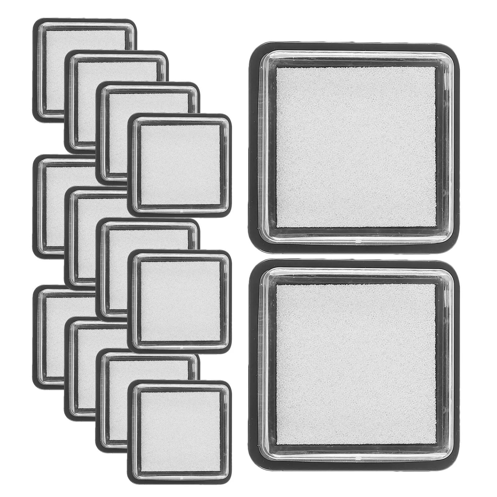 15 pcs Ink Pads DIY Craft Stamp Scrapbooking Halloween Christmas New Year Ink Pads For Crafts Blank Stamp Ink Pad Multi-function