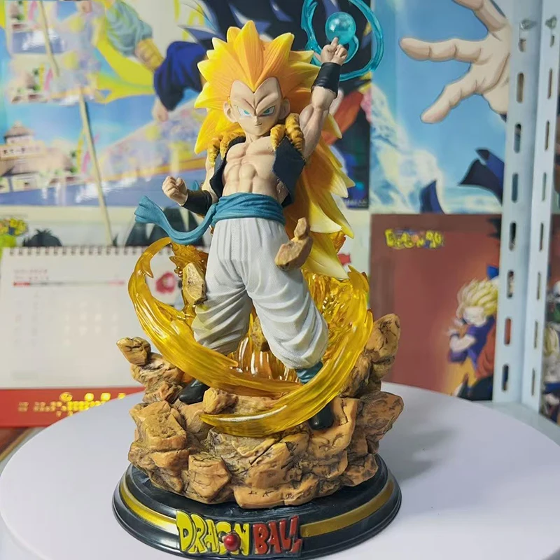 อะนิเมะรูปแบบที่สาม Friez Dragon Ball z buu รูปปั้นตู้แช่แข็ง DBZ ของเล่น Gotenks SJJ3 ตุ๊กตา GT Vegeta รูป Saiyan 4 Son Goku รุ่น