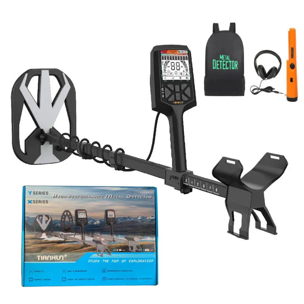 X13 Pro Ground Search Gold Detector Machine Industrial Metal Detector Deep Search 5 Meters Auto Balance for Precious Metals