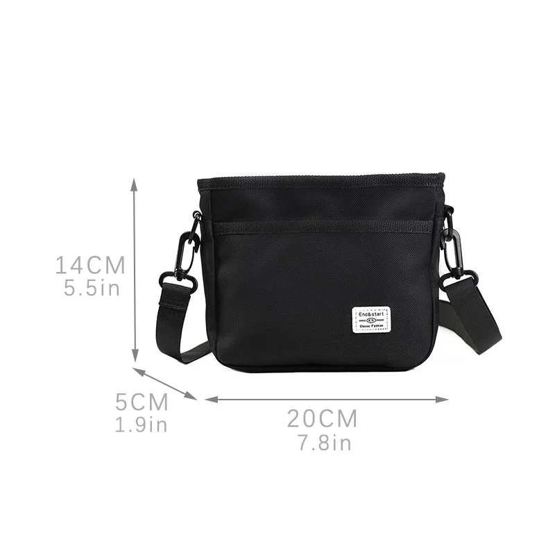 Men trendy crossbody bag Oxford cloth  Leisure messenger bag