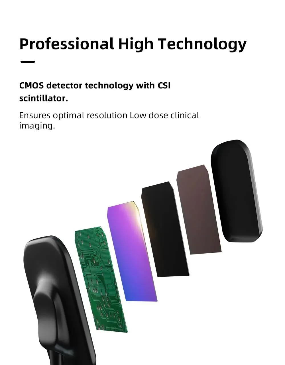Professioneller Dental-Röntgensensor - Radiovisiograph-Bildgebungssystem - Hochfrequenz-Intraorale Filmarbeit & Kamera-Zahnmedizinische Ausrüstung – Detail 7