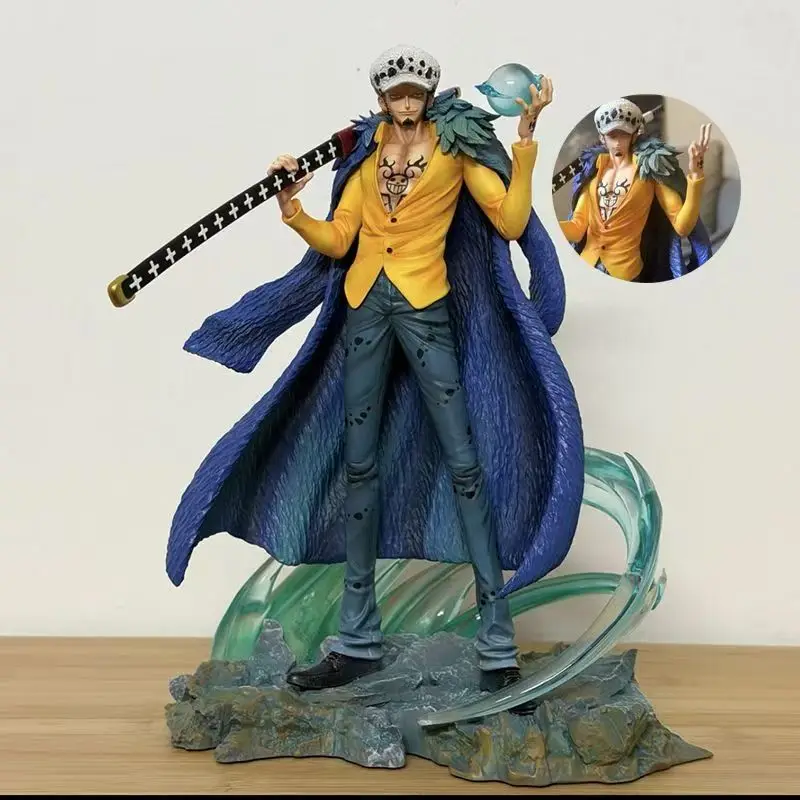 

One Piece AS. Luo Anime Figura de Can be Glowing move be Head swap PVC 9.84Inch/25cm Combat Mode Collect ornament Toys Gifts