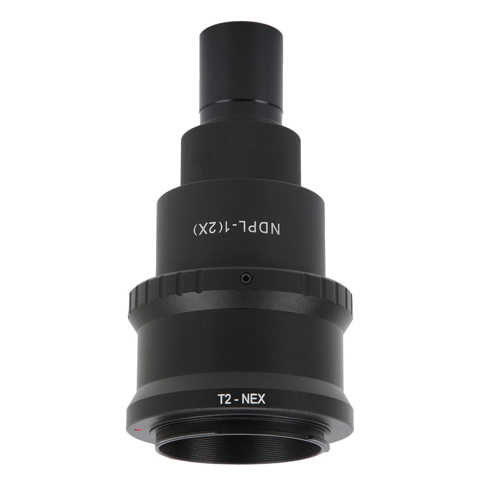 Suporte para câmera de microscópio T2‐NEX + NDPL‐1(2X) Kit de lente de microscópio de biologia/estéreo com adaptador de câmera sem espelho para montagem em câmera
