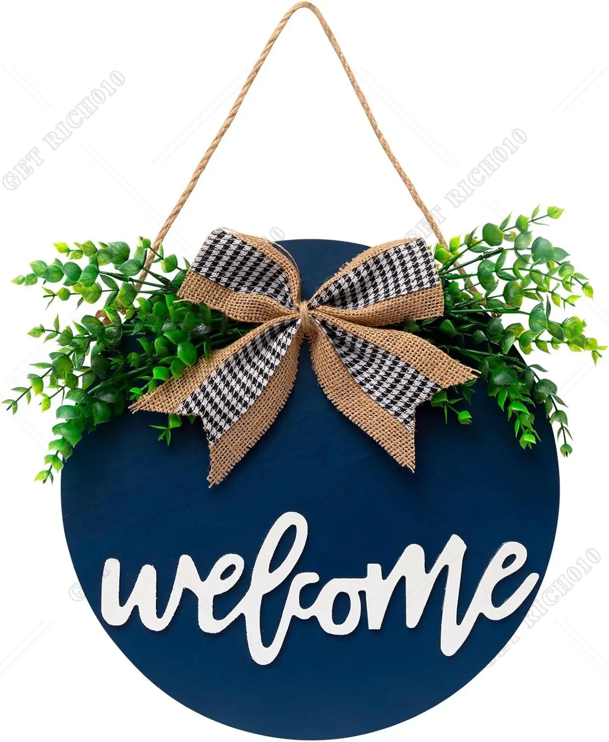 

Welcome Sign for Front Door Welcome Home Decorations Sign 12in Wooden Outdoor Home Signs for Porch Wreaths for Front Porch