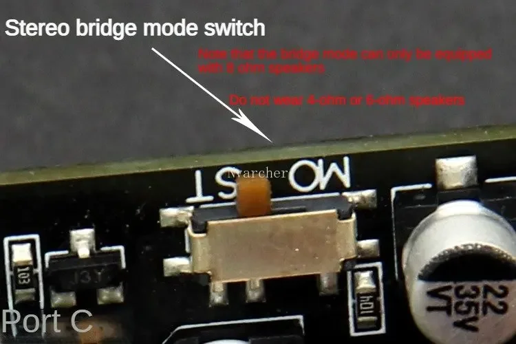 Плата стереоцифрового усилителя мощности с импульсным источником питания, защита мостового динамика 2x400 Вт
