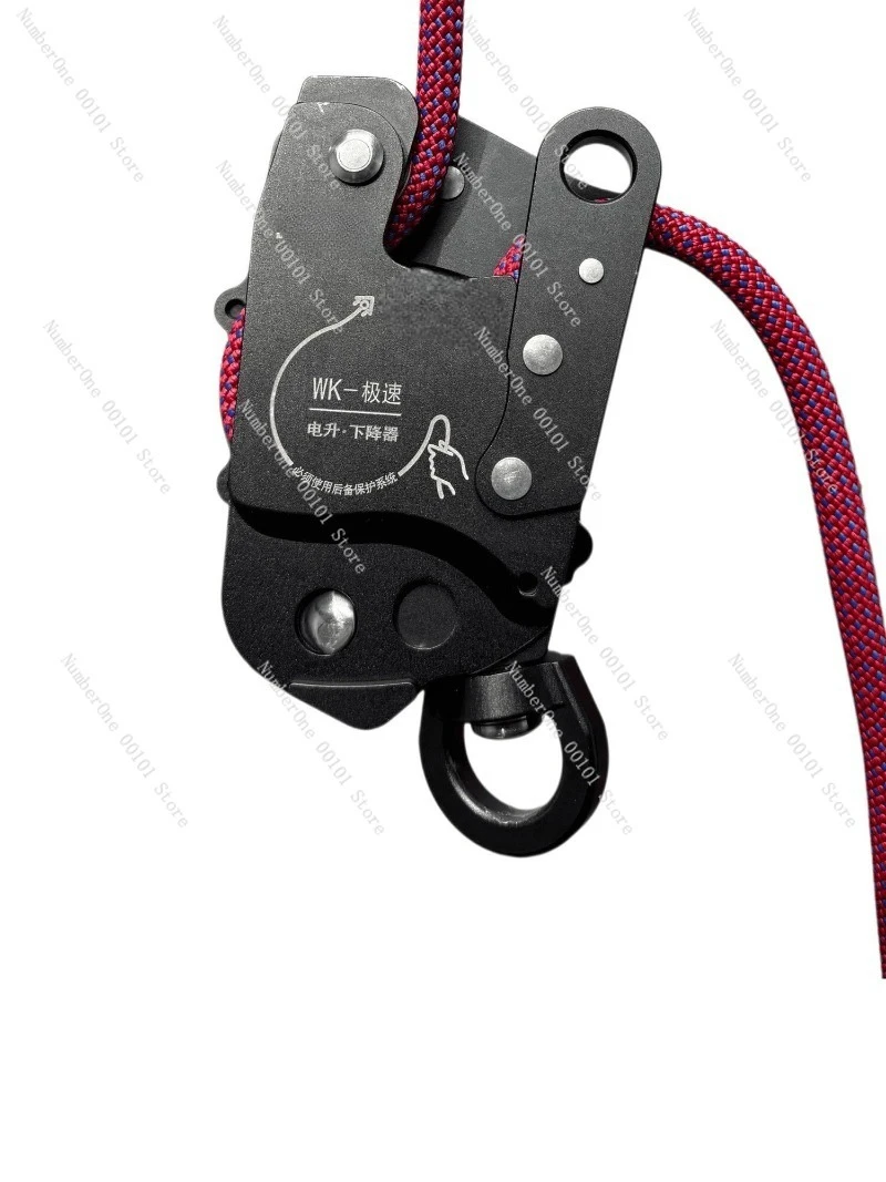 Mini Electric Rope Climbing Ascender Portable Hoist For Air Conditioner Hanging High Altitude Work Up Down Lifting Equipment