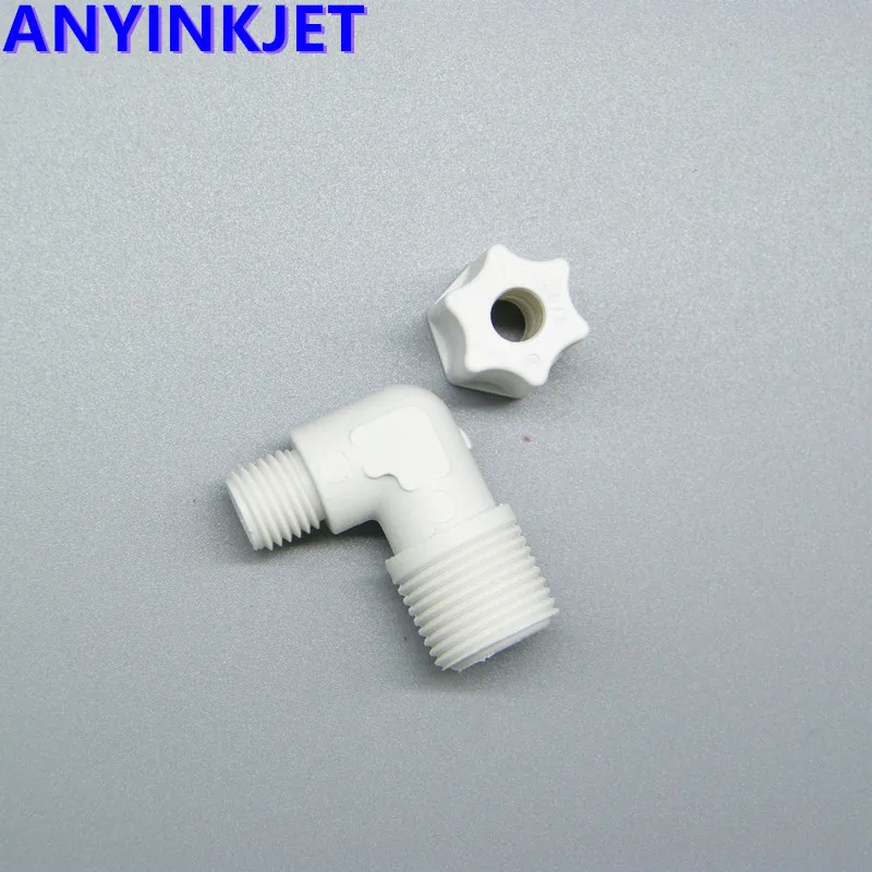 use for Citronix 003-1095-001 connector 3/8 connector L type for Citronix Ci580 Ci700 Ci1000 Ci2000 printer - view 5